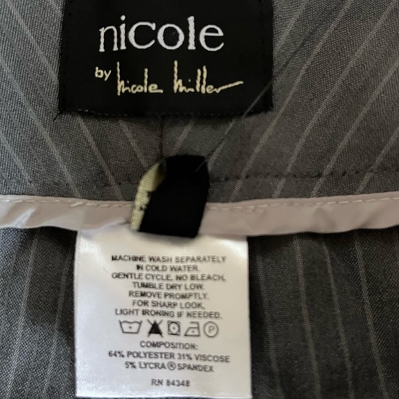 NWT Nicole by Nicole Miller business casual pants size 8 - Picture 6 of 6